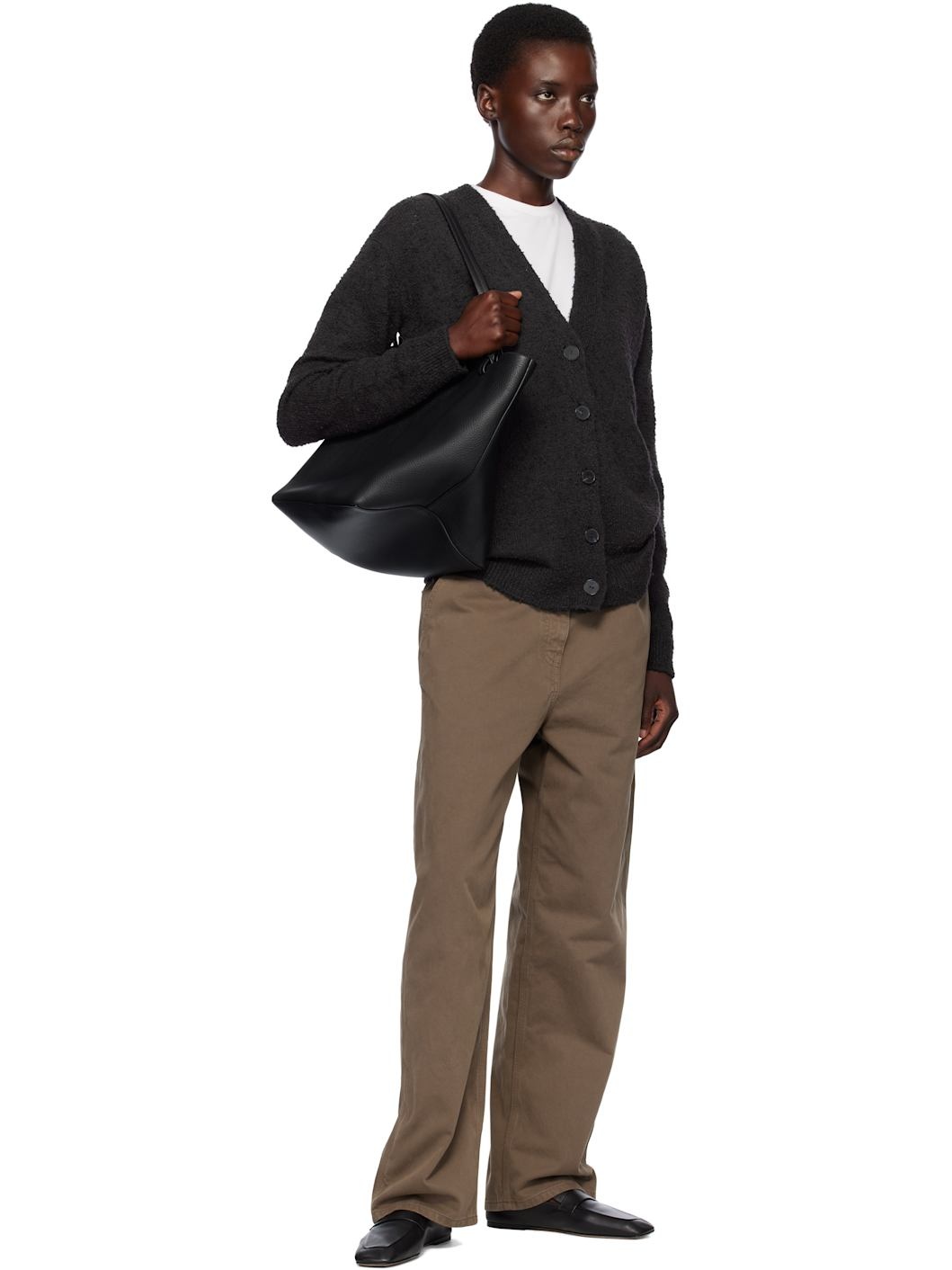 Black Square Loafers - 5