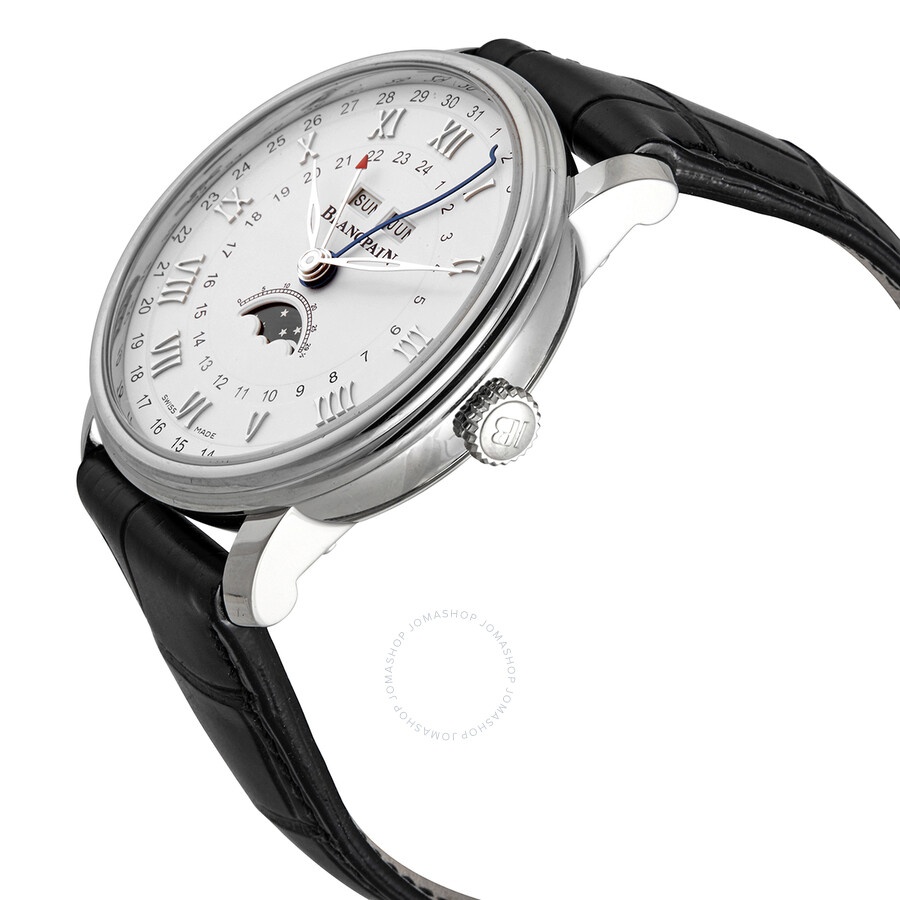 Blancpain Villeret Complete Calender Moonphase Automatic White Dial Men's Watch 6676-1127-55B - 2