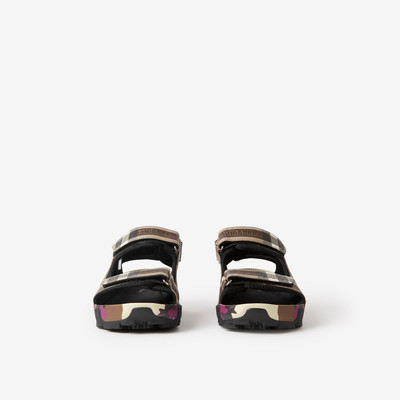 Burberry Check Arthur Sandals outlook