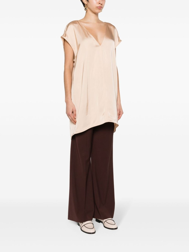 beaded trim satin tunic 3