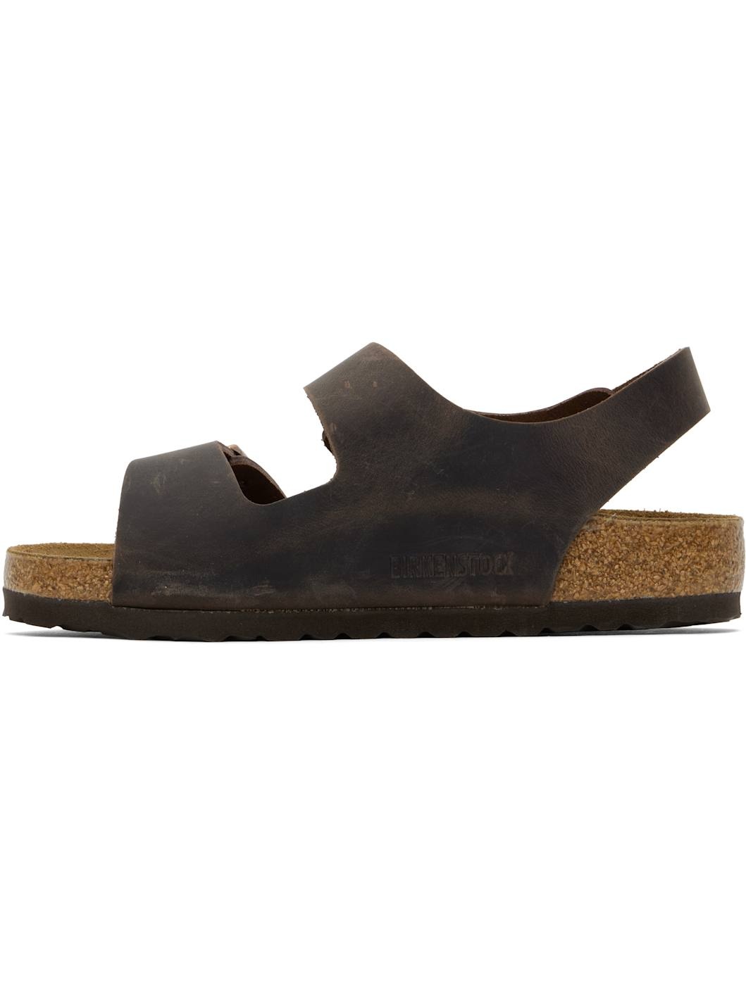 Brown Regular Milano Sandals - 3