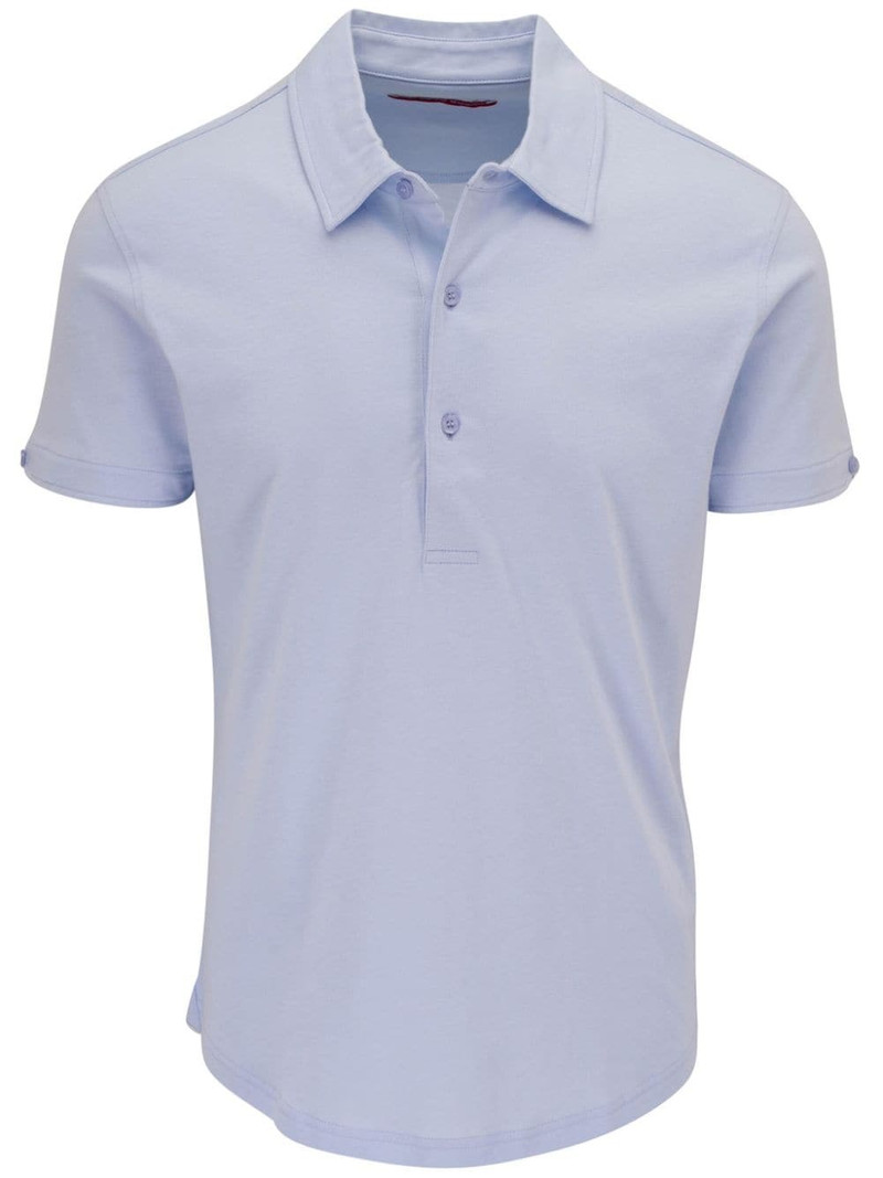 cotton-silk polo shirt 1