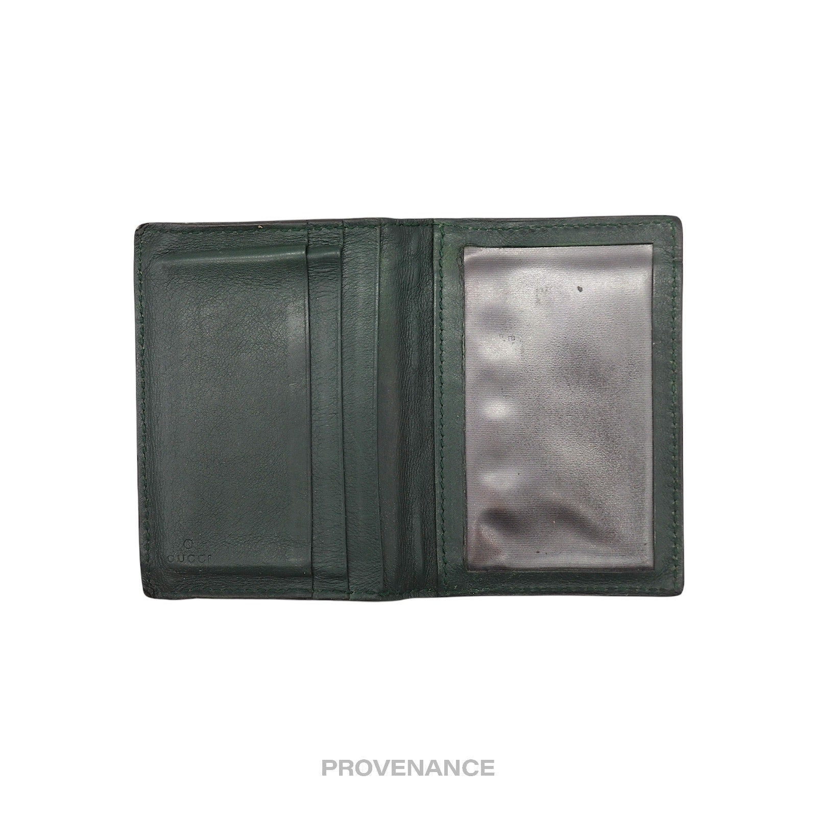 Gucci Pocket Organizer ID Wallet - Green MicroGuccissima - 5