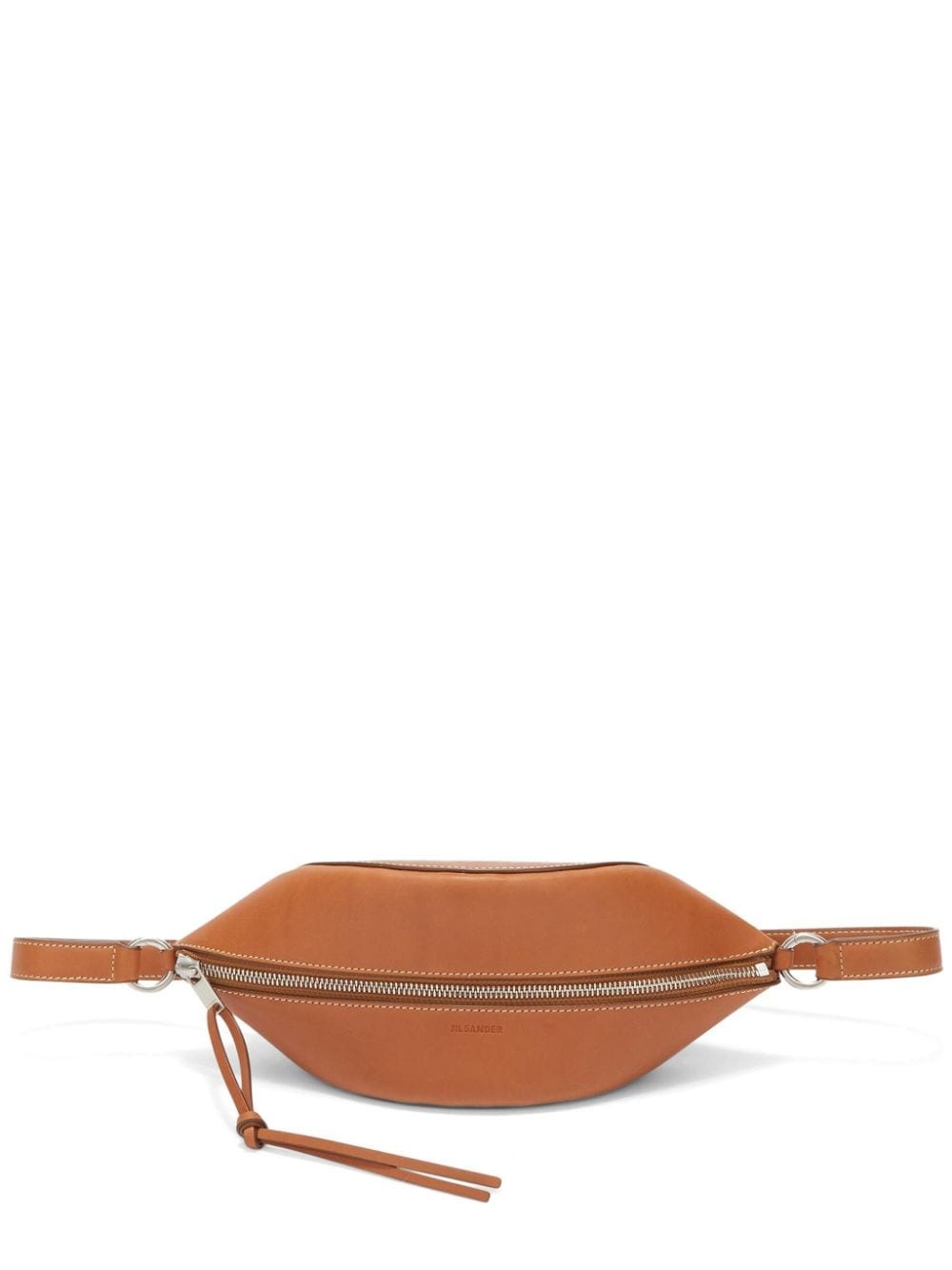 logo-debossed leather belt bag - 1