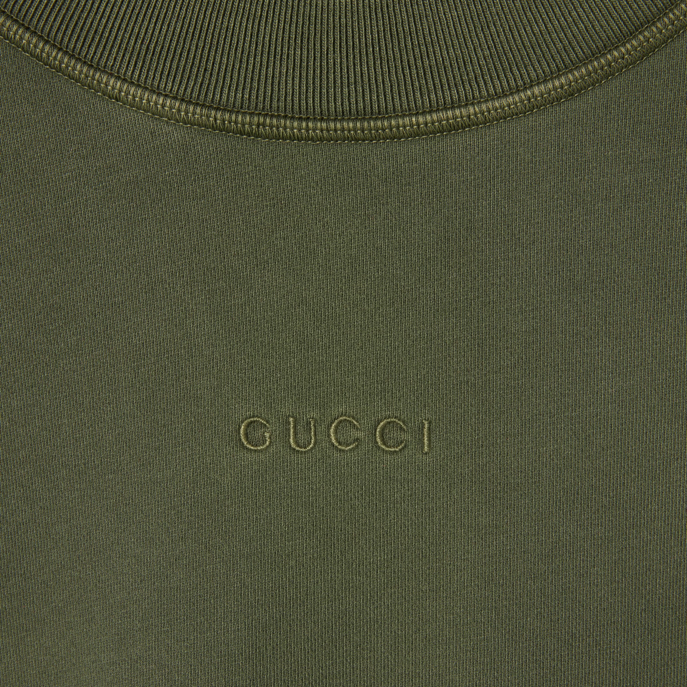 Cotton jersey sweatshirt with embroidery - 6