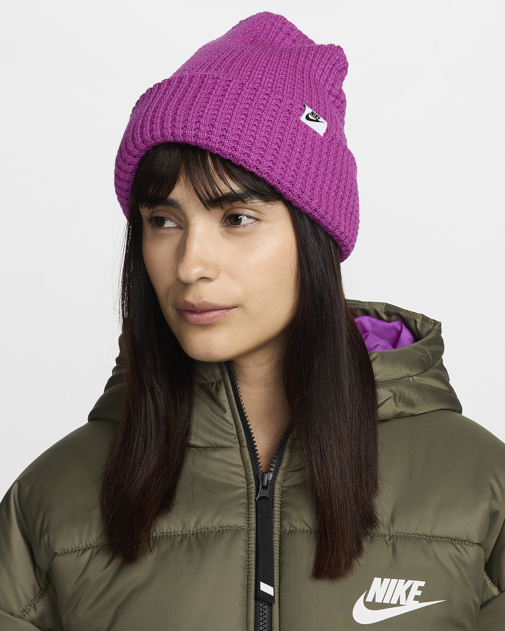 Nike Peak Waffle Knit Beanie - 1