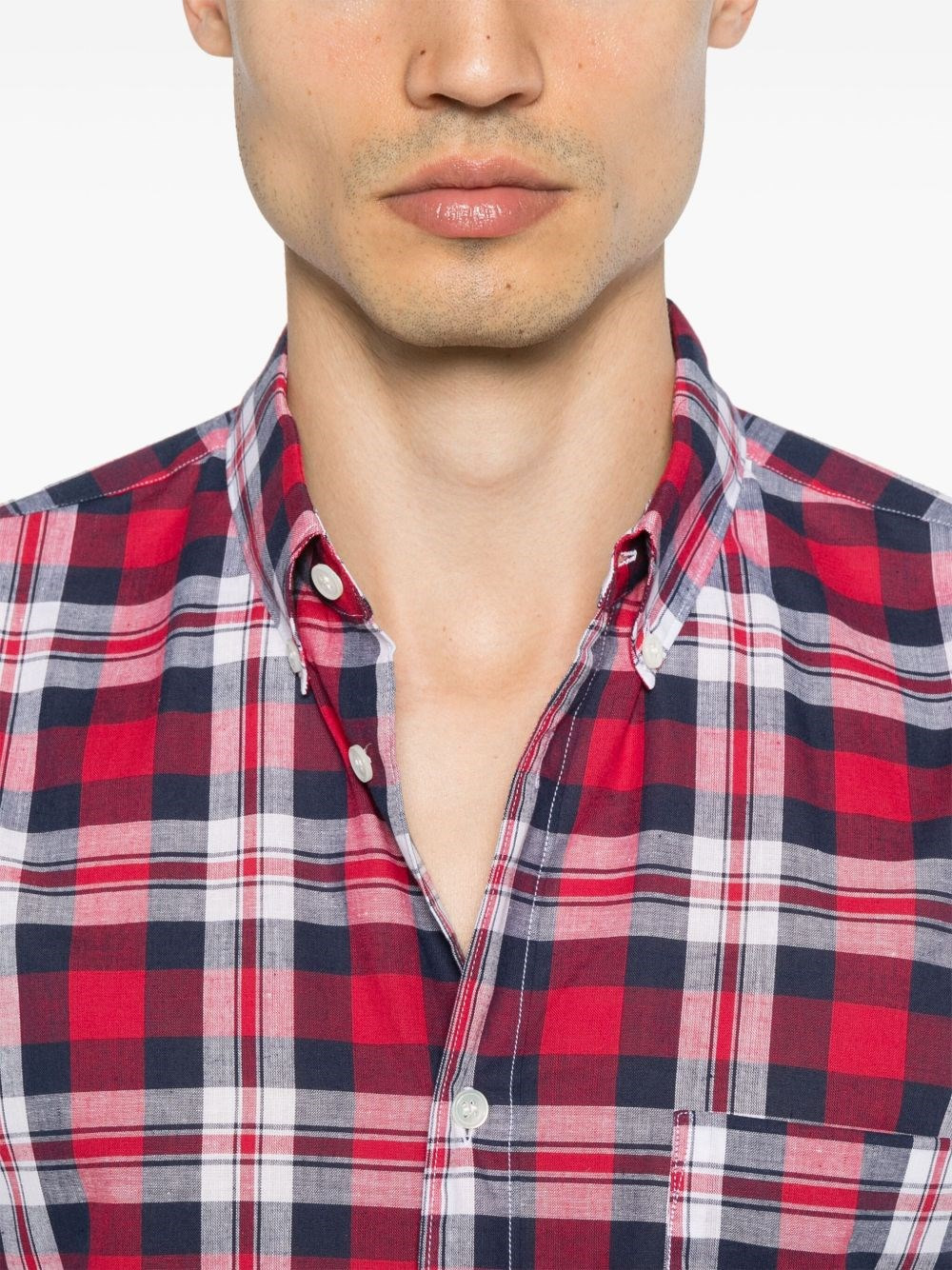 Tartan pattern shirt - 3
