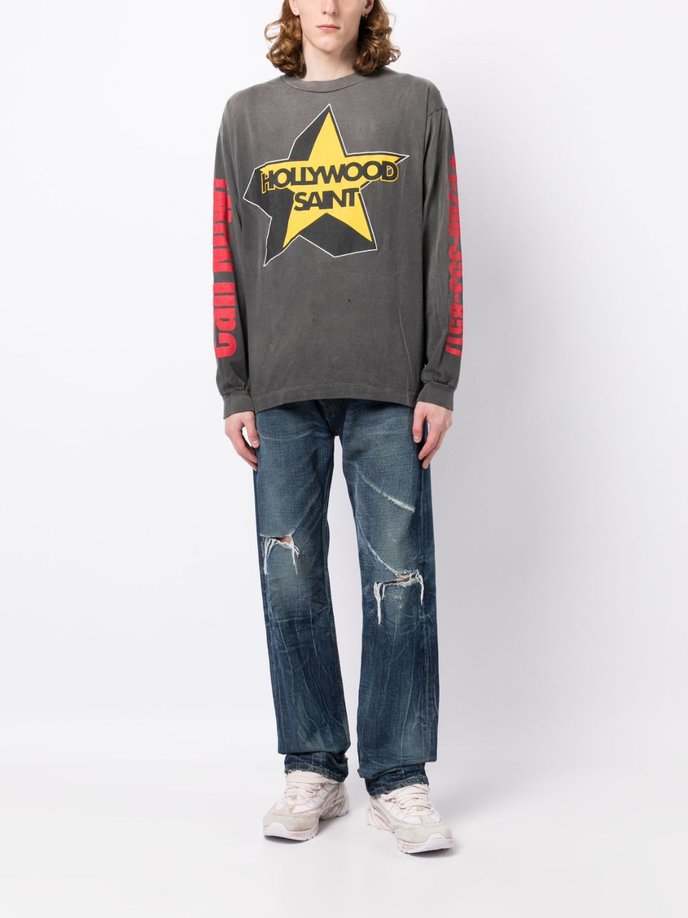 graphic-print cotton T-shirt - 2