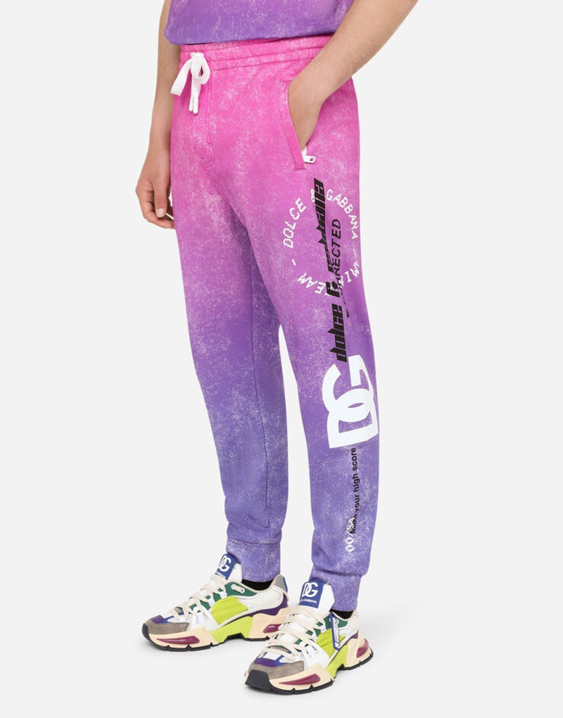 Jogging pants with DG Crew print 4
