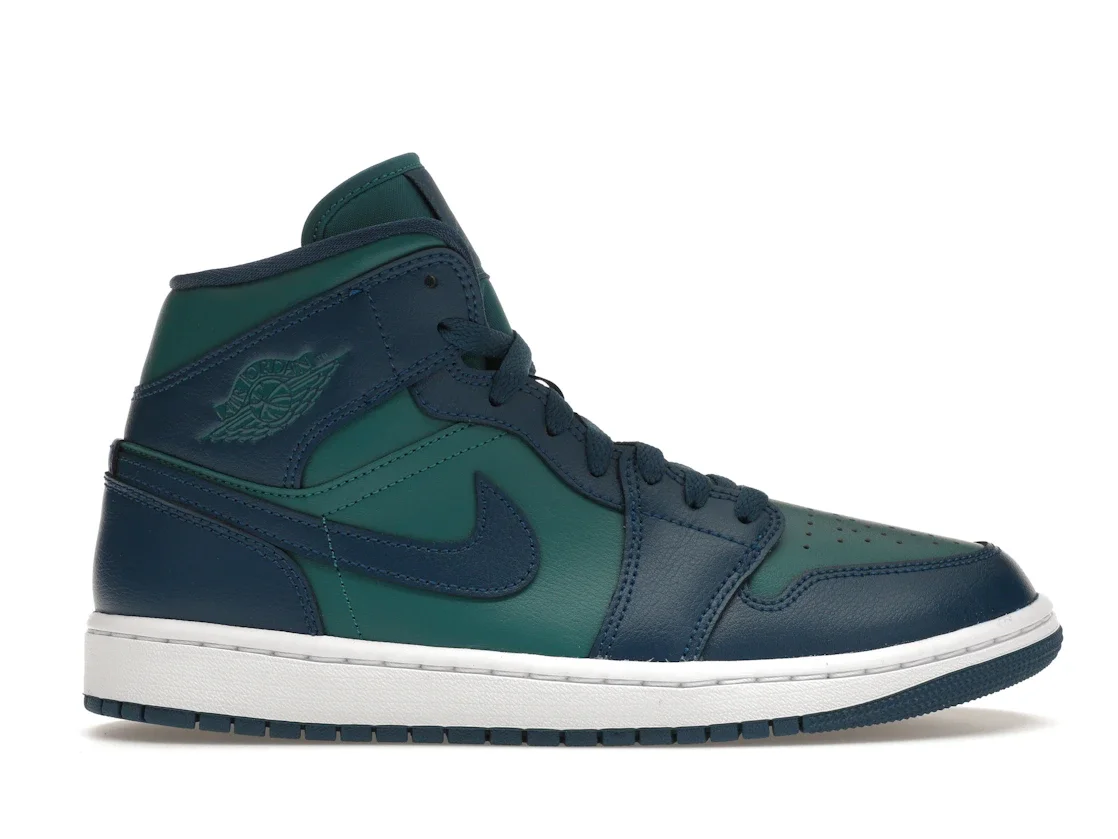 Jordan 1 Mid Teal French Blue (Women's) - 1