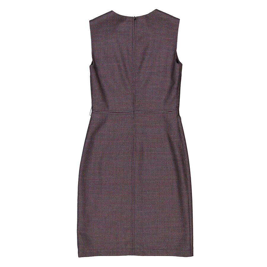Burberry Macy EKD Belted Sleeveless Wool Dress, Brand Size 4 ( US Size 2 ) - 2