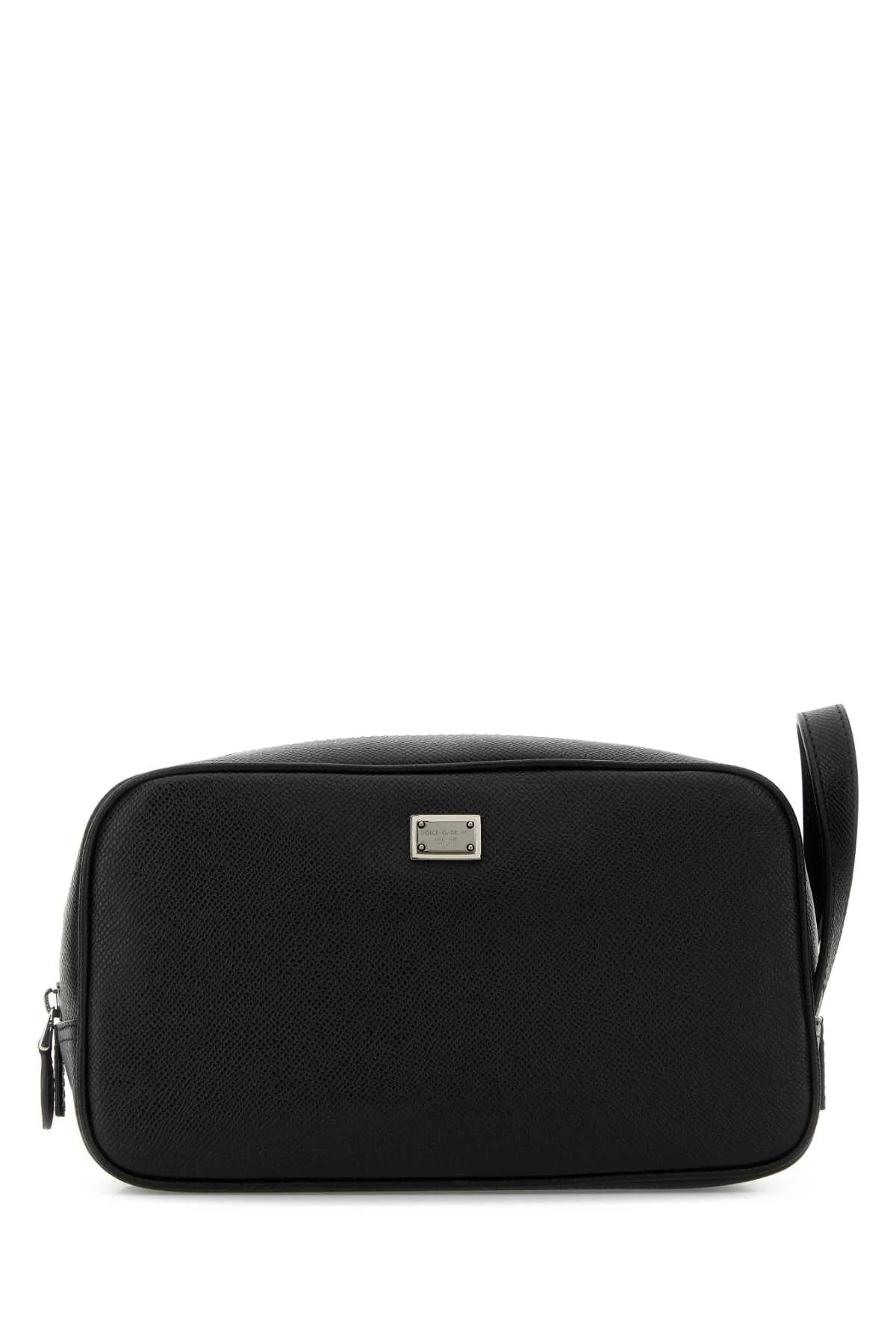 Dolce & Gabbana Men Black Leather Beauty Case - 1