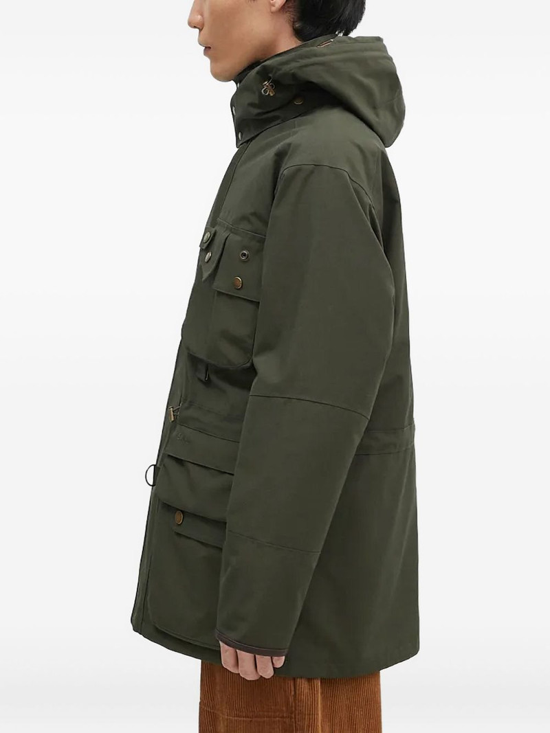 Barbour pocket hooded jacket outlook