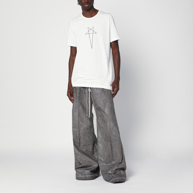 Rick Owens DRKSHDW Jumbo white T-shirt with logo outlook