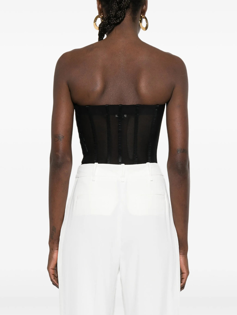 Elisabetta Franchi Mesh Corset Top 5
