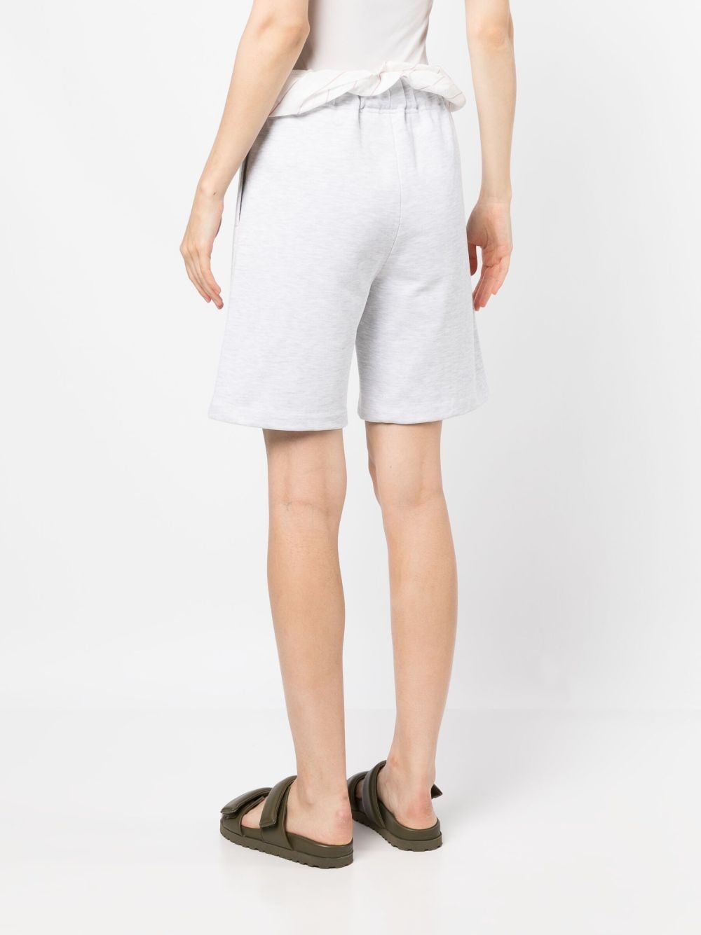 cotton track shorts - 4
