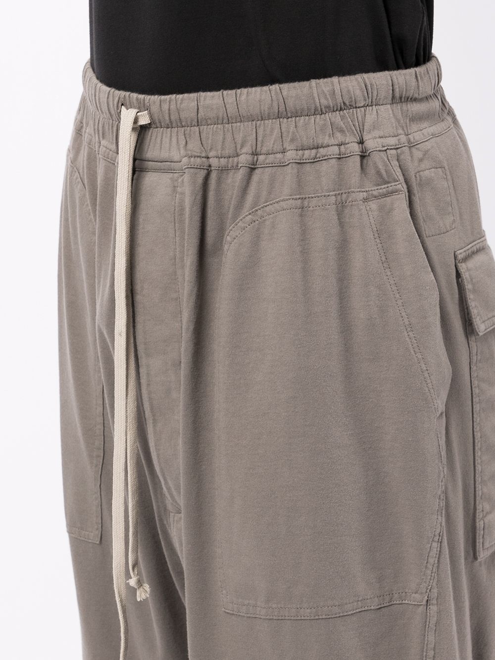 drop-crotch track shorts - 5