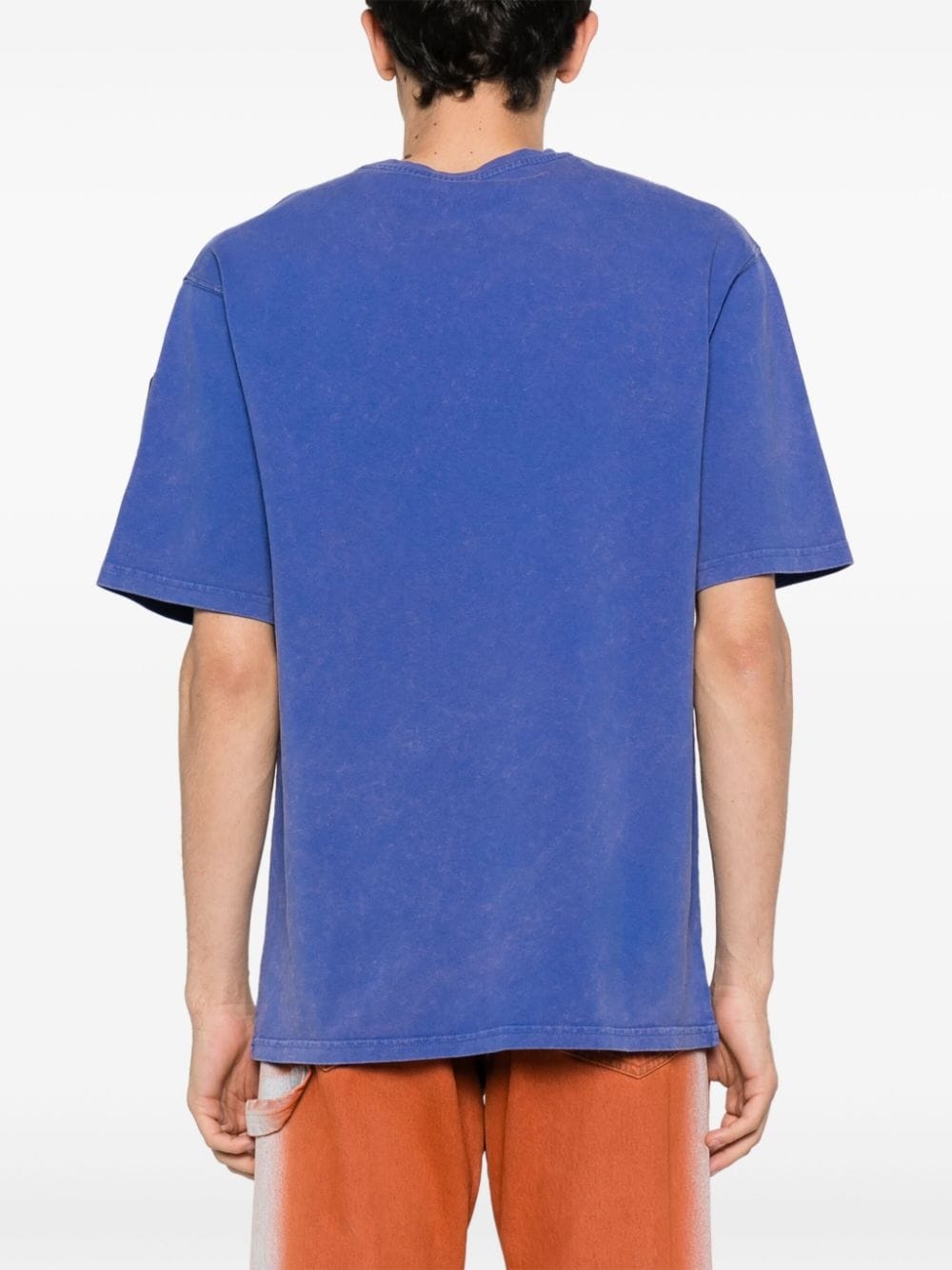 Overdye Logo cotton T-shirt - 4