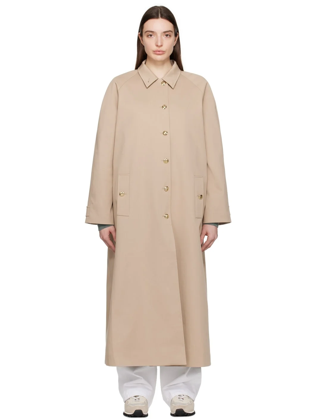 Taupe Randy Trench Coat - 1