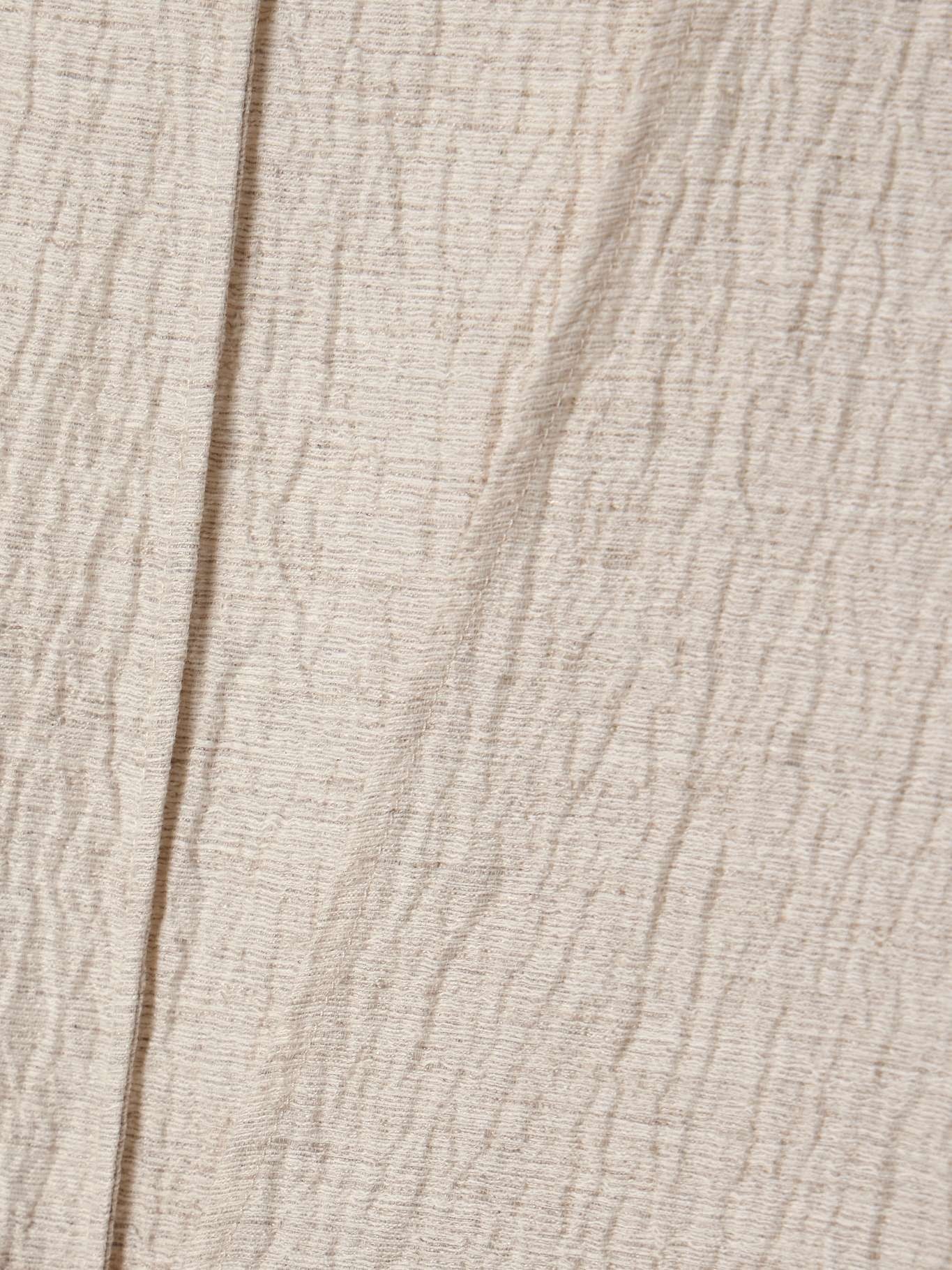 Eladia crinkled cotton-blend maxi dress Taupe - 5