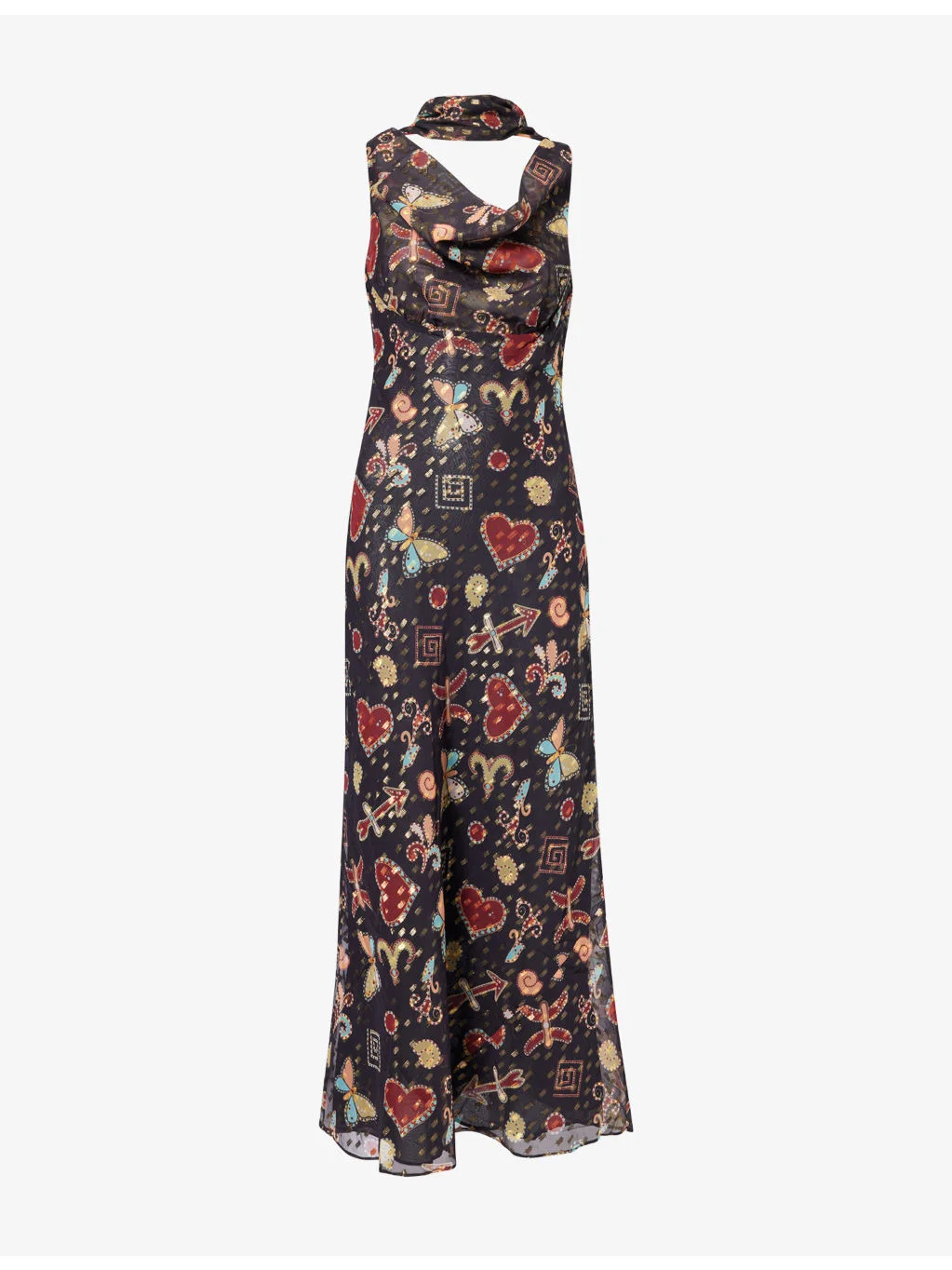Astra Sophie Printed Woven Maxi Dress - 1