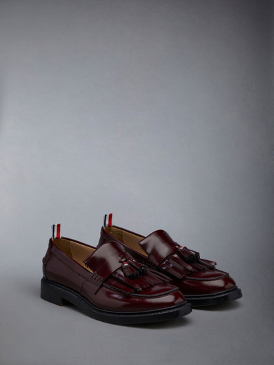 Thom Browne Soft Spazzolato Goodyear Sole Tassel Kilt Loafer outlook