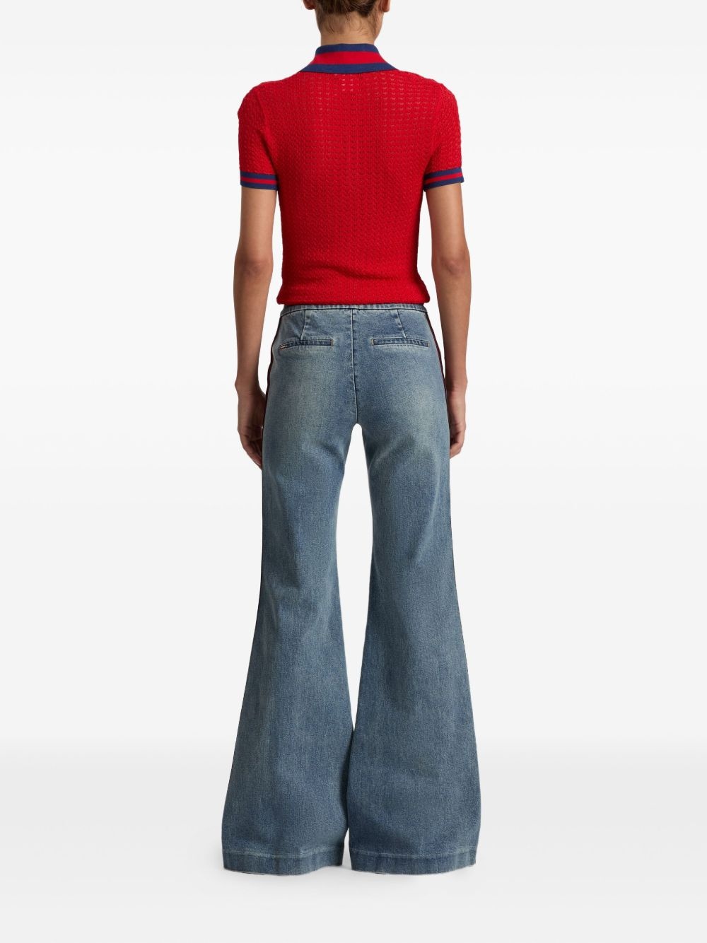 Martha pointelle polo shirt - 4