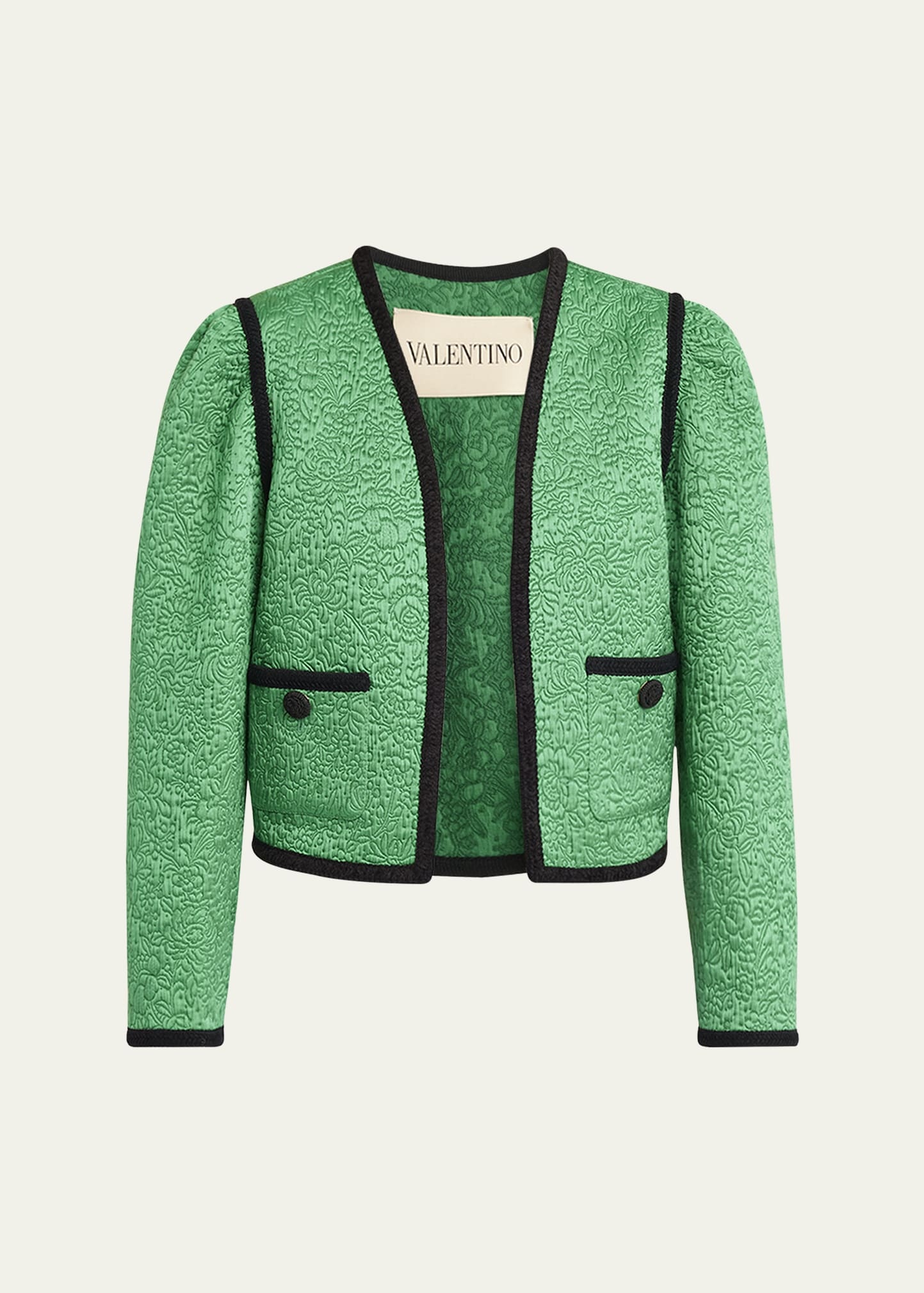 Floral Quilted Jacket - 1