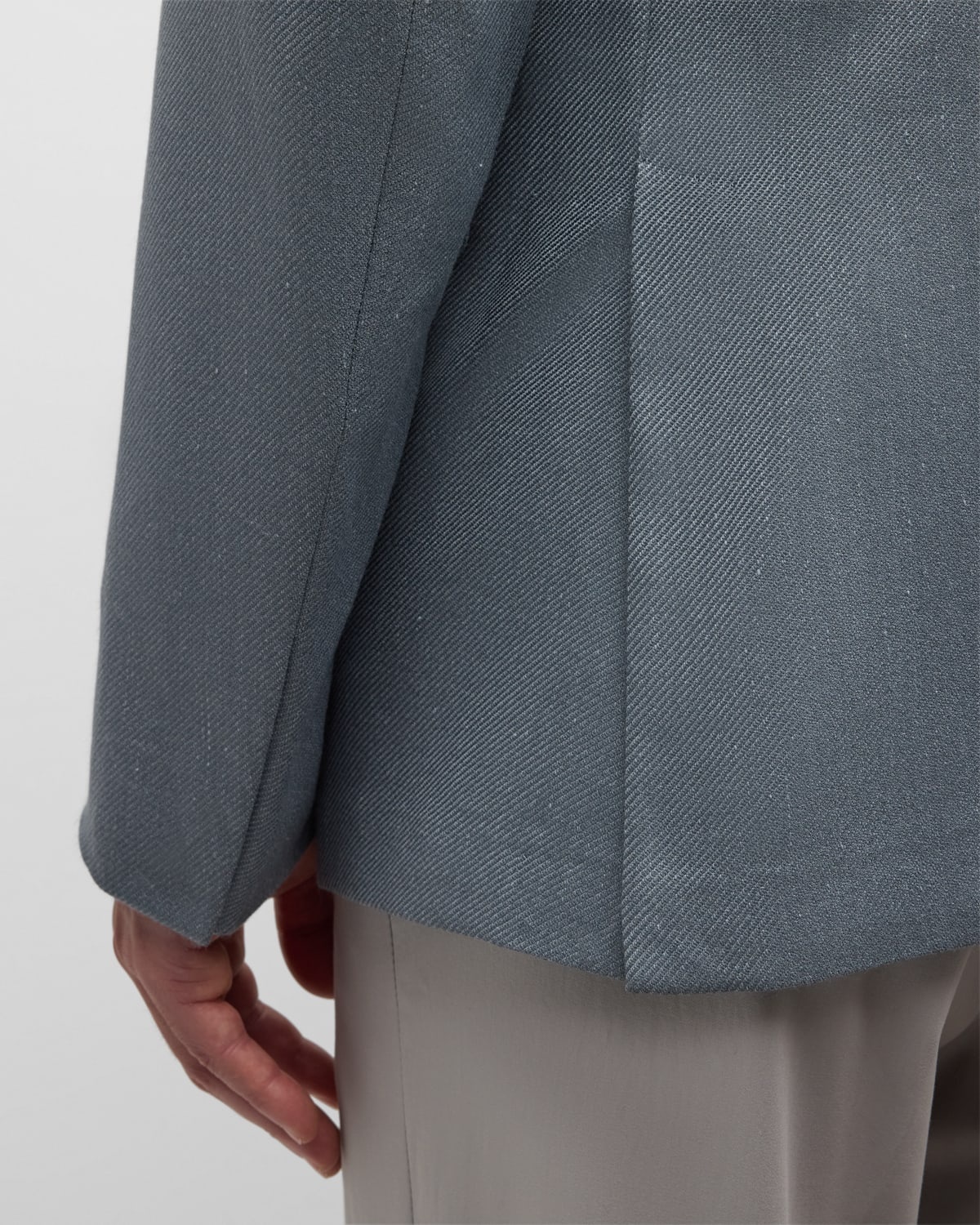 Men's Cashmere-Blend Twill Sport Coat - 8