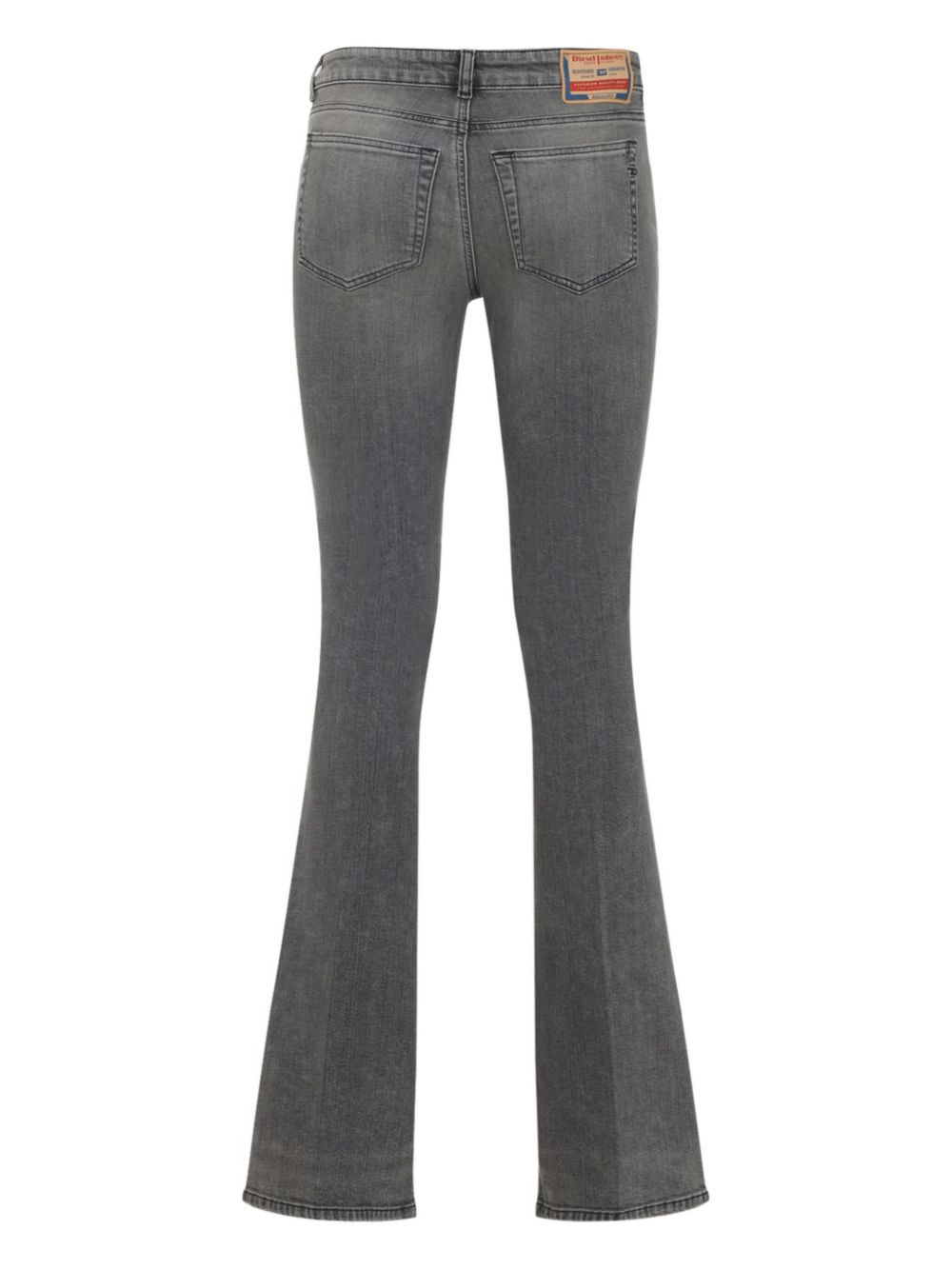 five-pocket design flared jeans - 2