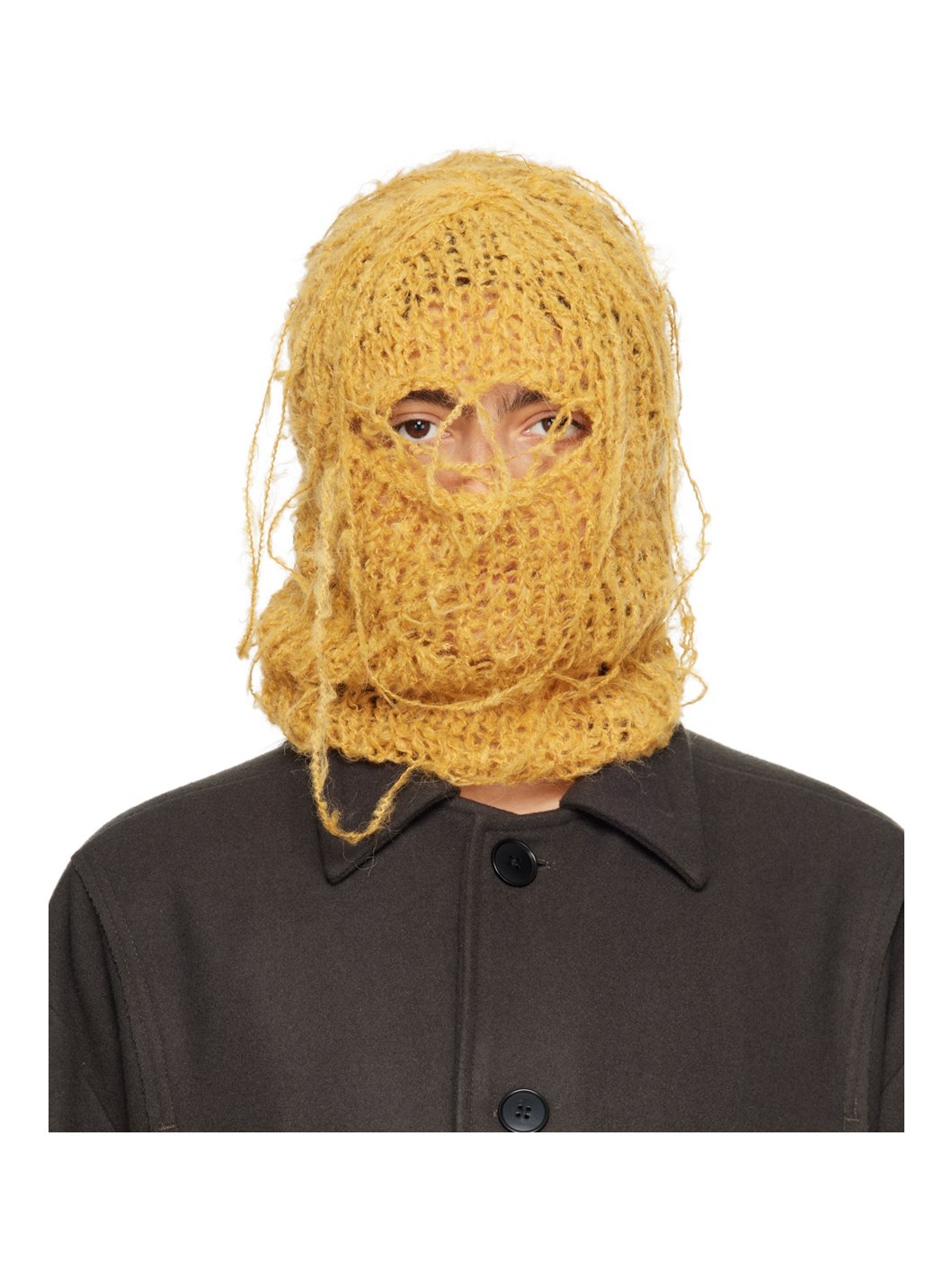 Yellow Loose Thread Balaclava - 1