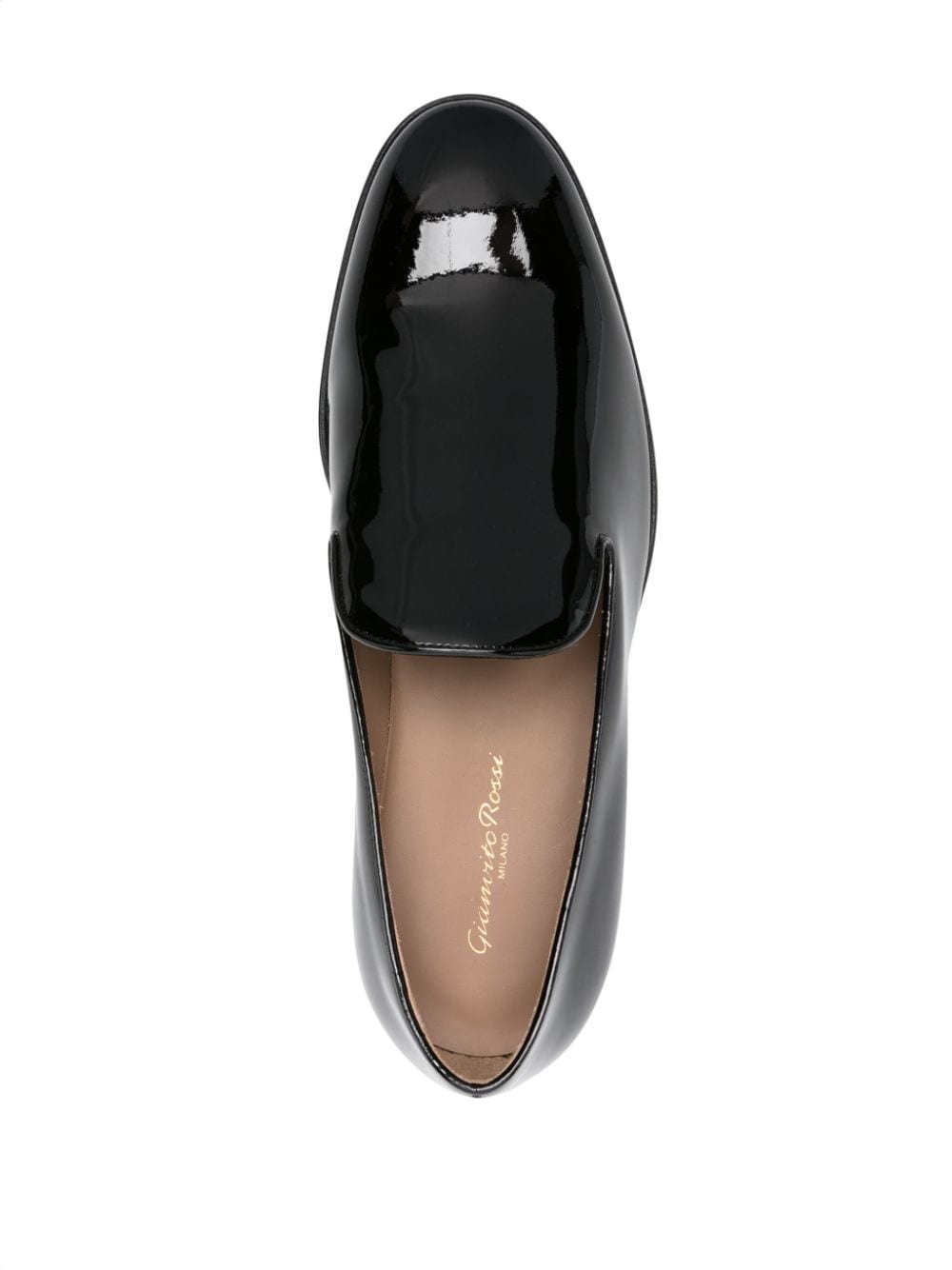 patent-finish leather loafers - 4