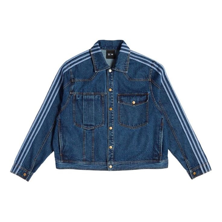 adidas originals x Ivy Park Crossover Casual Denim Blue Jacket HG6544 - 1