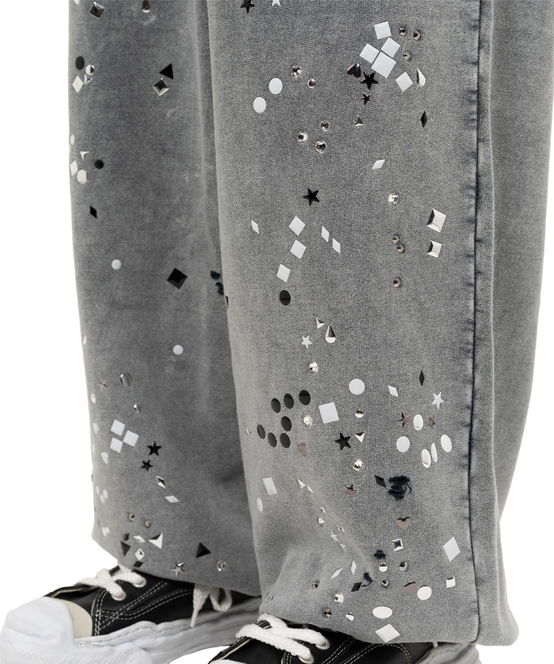 Embellished Bleached Sweat Pants 17