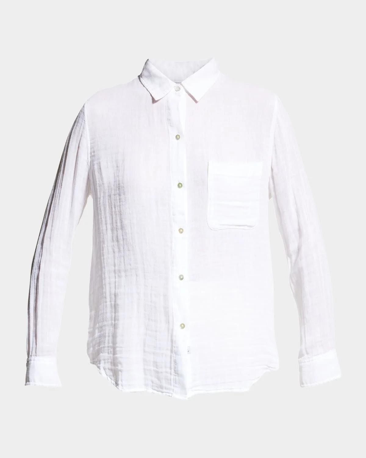 Ellis Button-Down Long-Sleeve Solid Shirt - 1