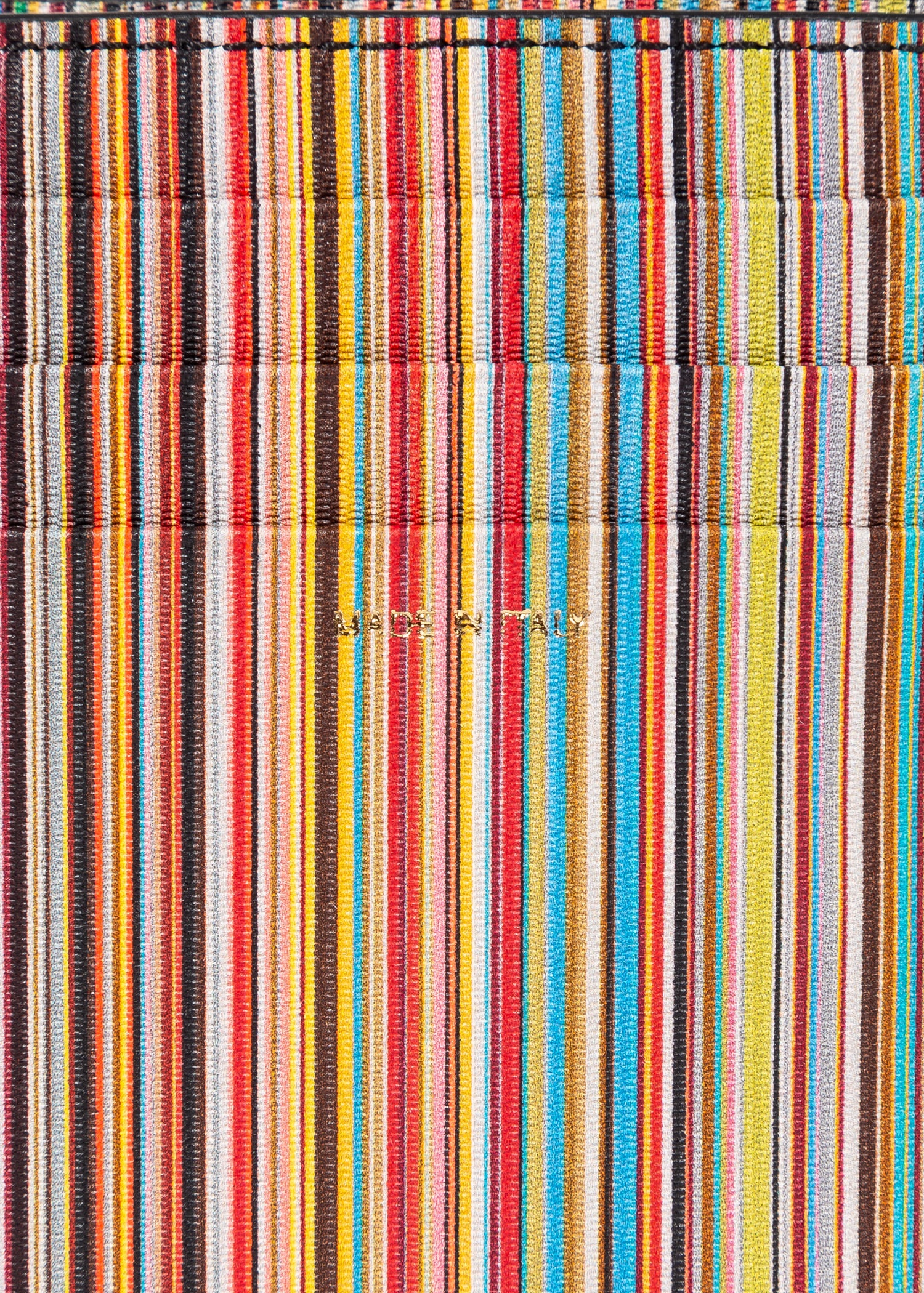 'Signature Stripe' Interior Credit Card Wallet - 3