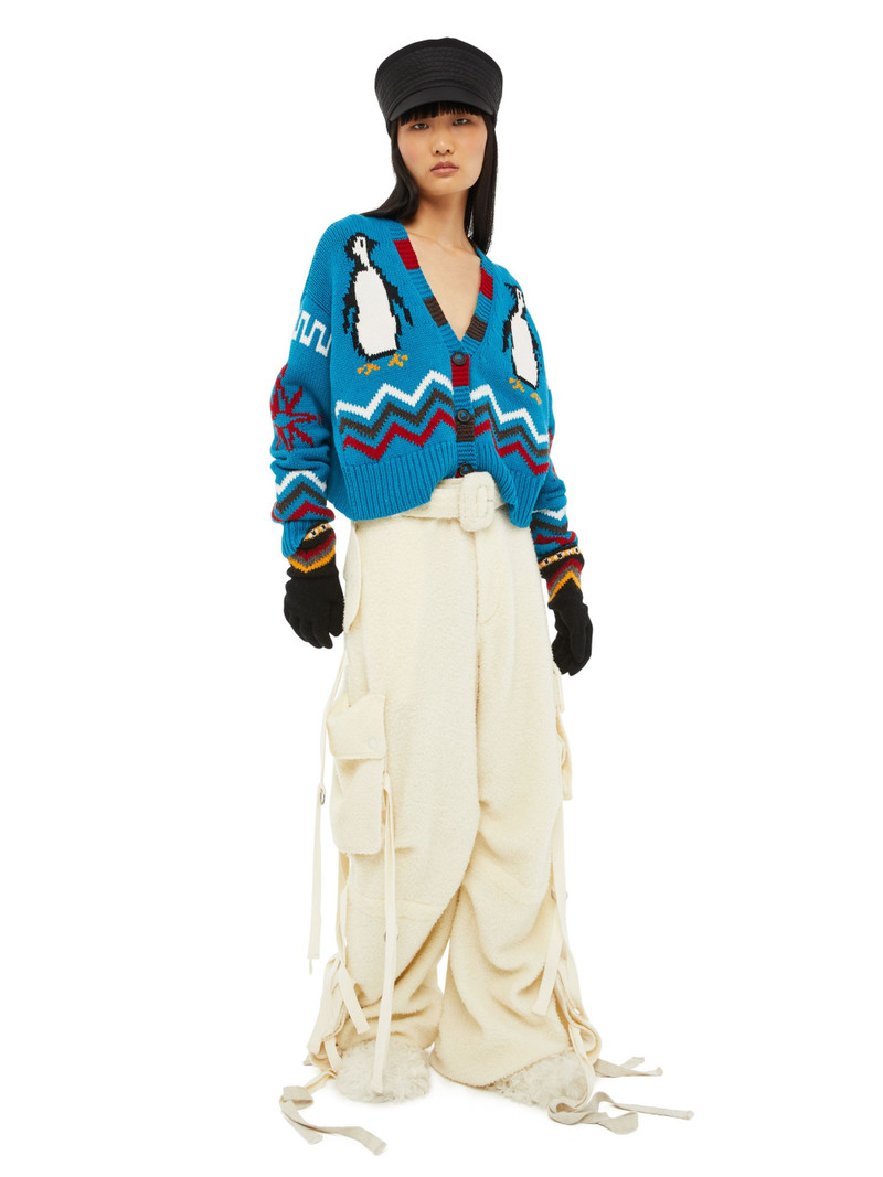 For The Love Of Penguins Crop Cardigan 3