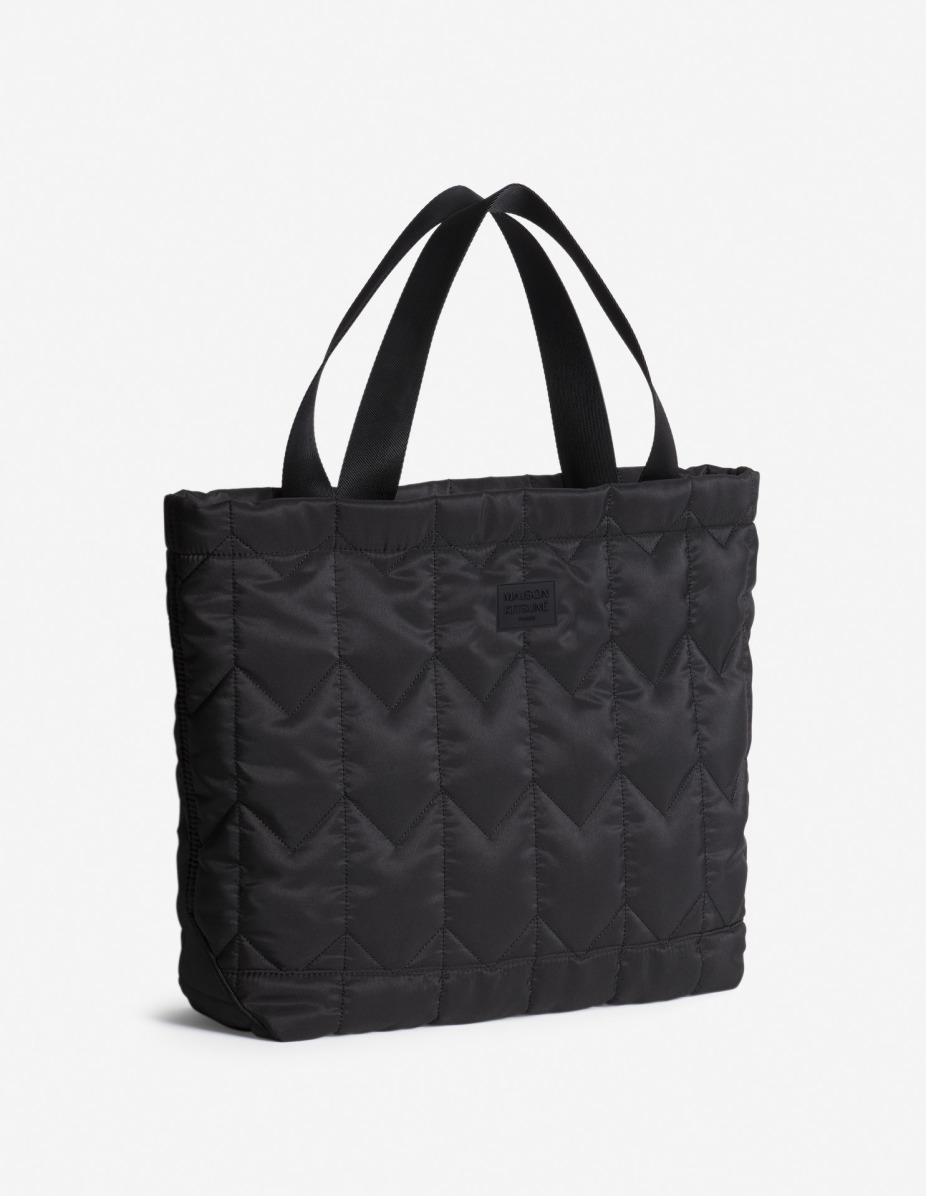 CHEVRON QUILTED LARGE TOTE - 3