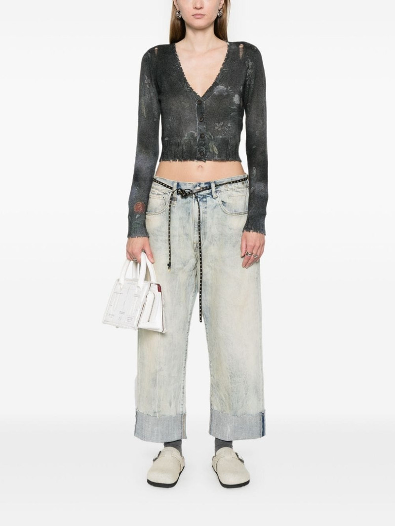 R13 cuffed boyfriend jeans outlook