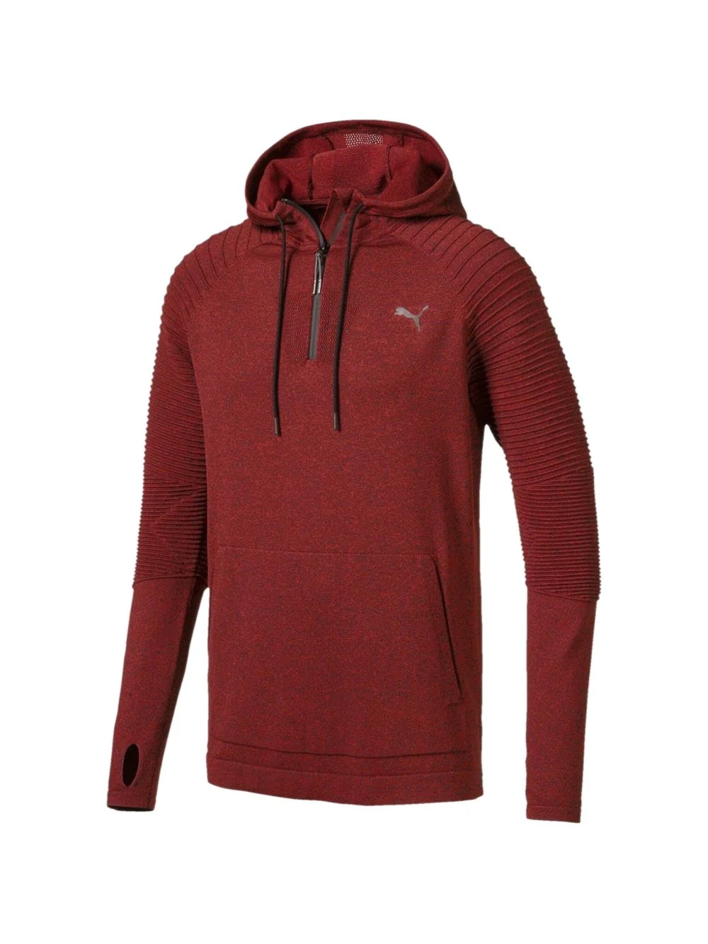 Energy ribbed zip hoodie - 1
