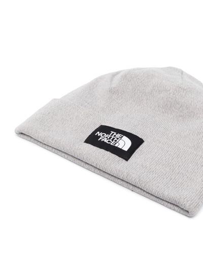 The North Face logo-patch knitted beanie outlook