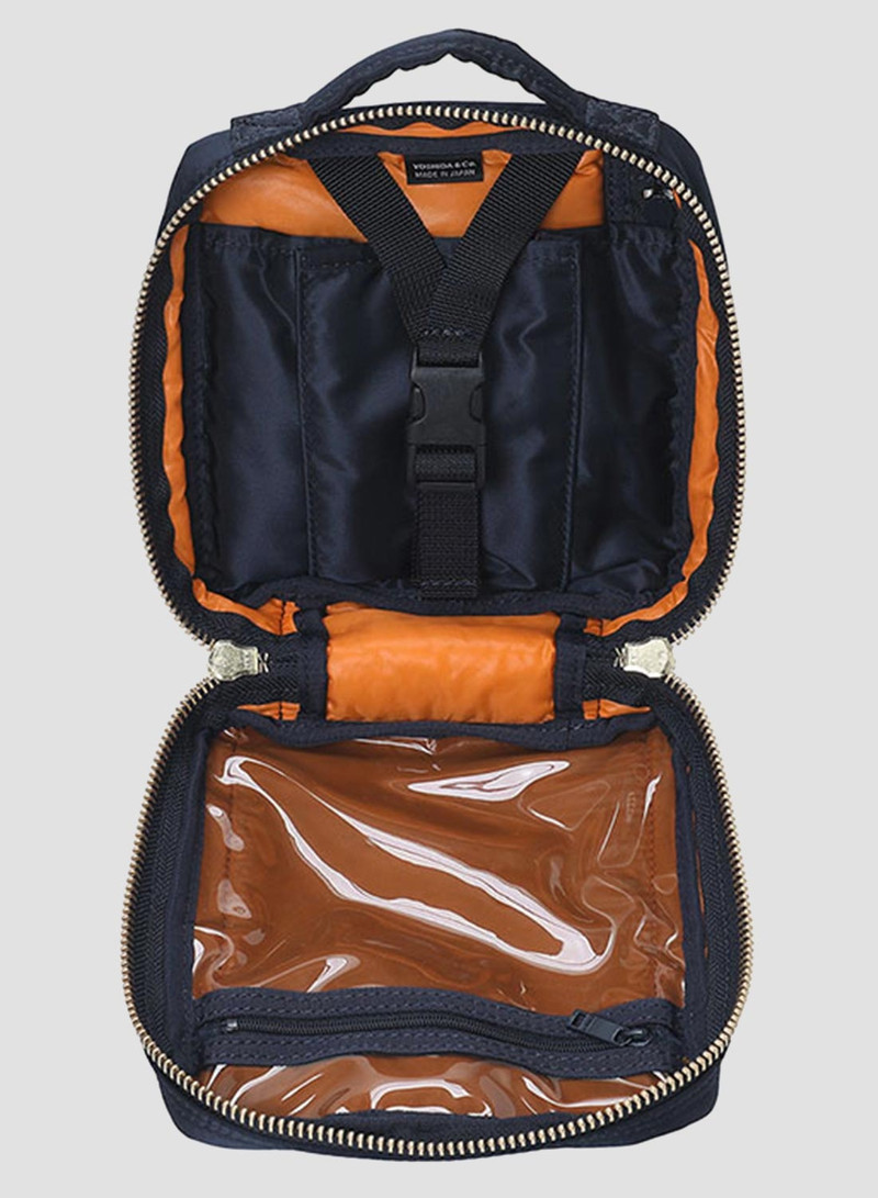 Nigel Cabourn Porter-Yoshida & Co Tanker Square Shoulder Bag in Iron Blue outlook