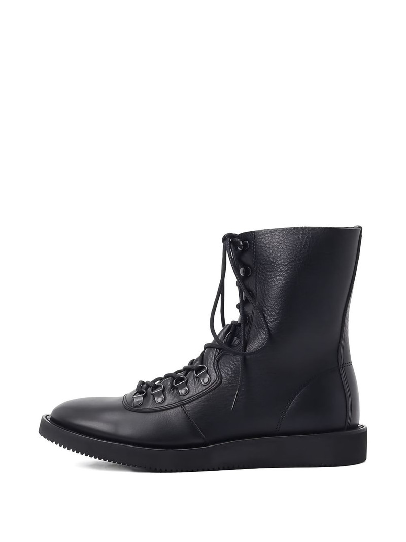 lace-up leather boots 1