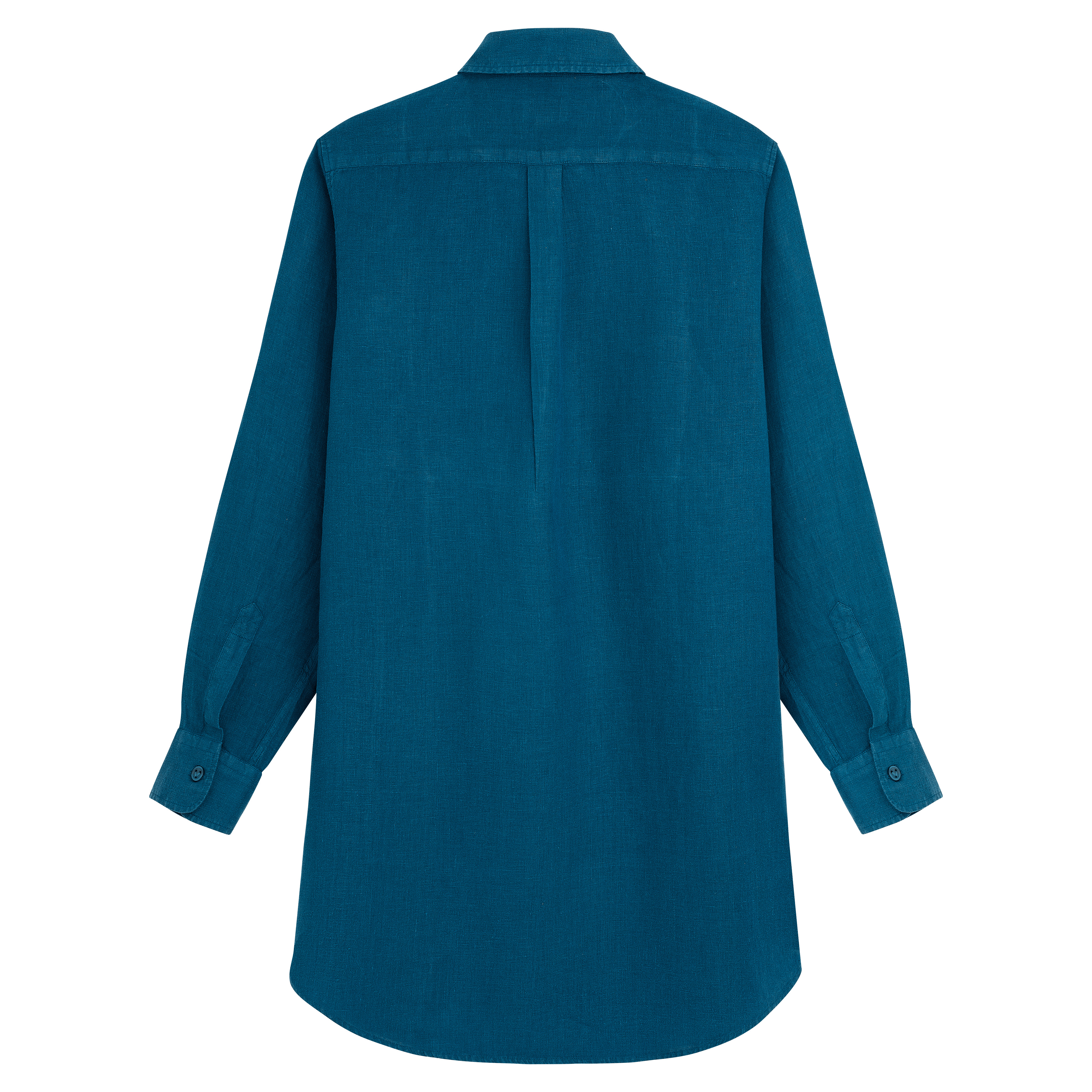 Women Linen Dress Shirt - Vilebrequin x Abu Dhabi - 2