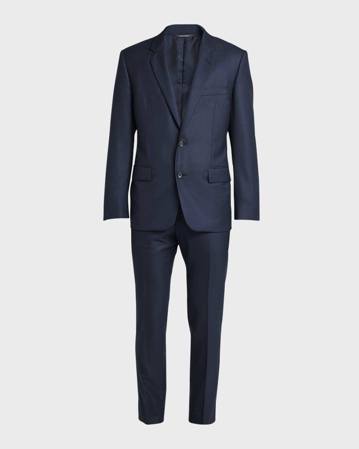 Men's Modern-Fit Wool Two-Button Suit - 1