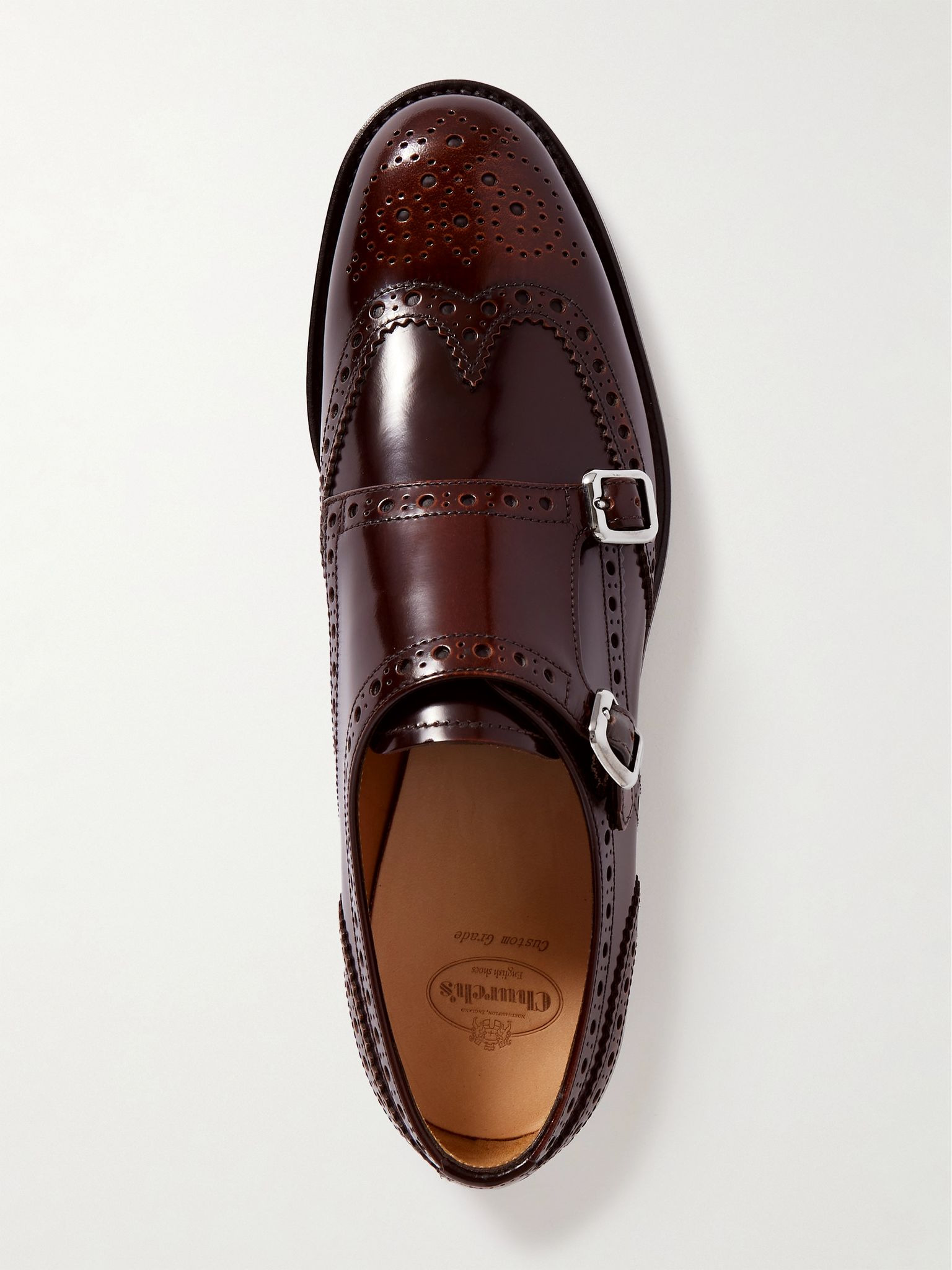 Lana R leather brogues Chocolate - 5