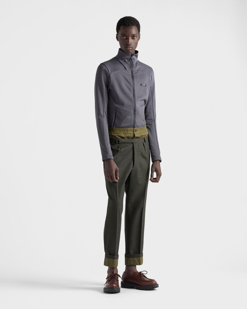 Prada Technical fabric blouson jacket outlook