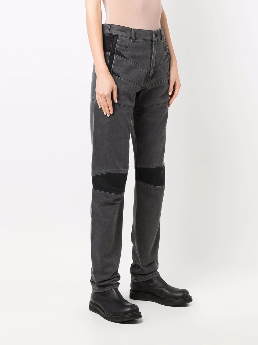 straight-leg chino trousers - 3