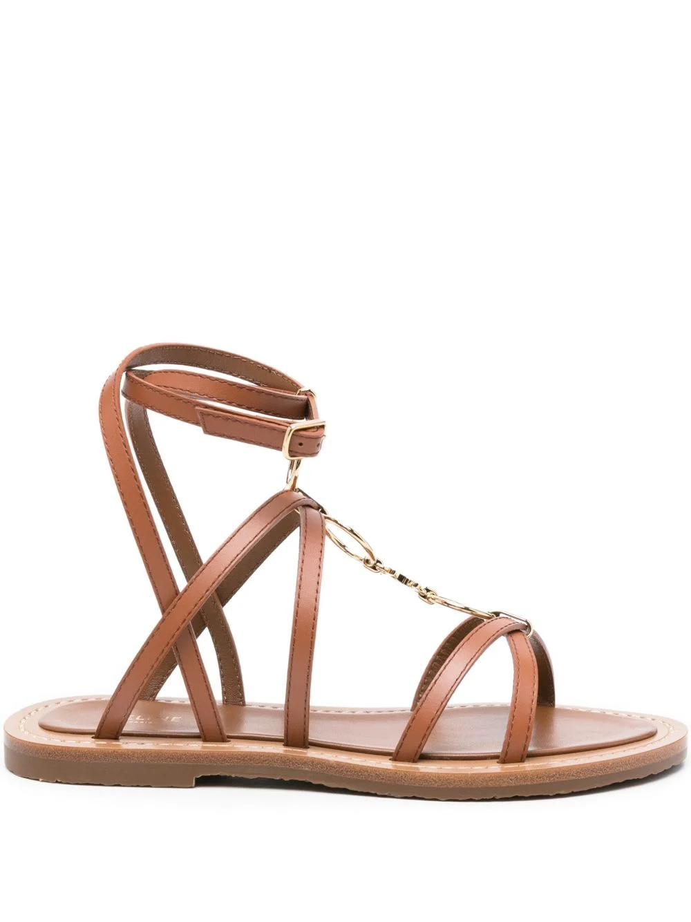 Celine Women Lympia Leather Sandals - 1