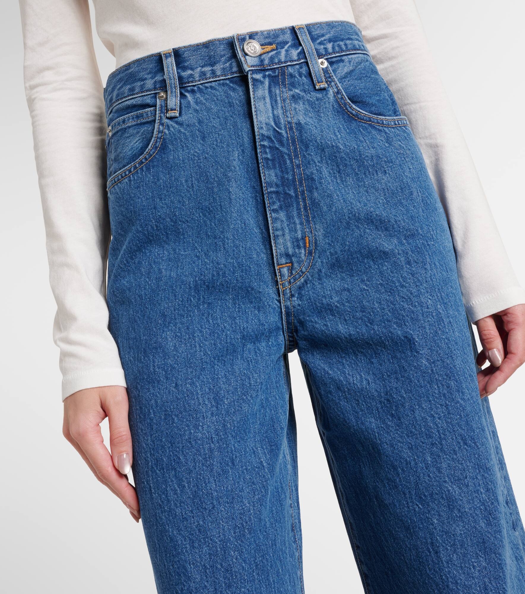 Eva high-rise wide-leg jeans - 4